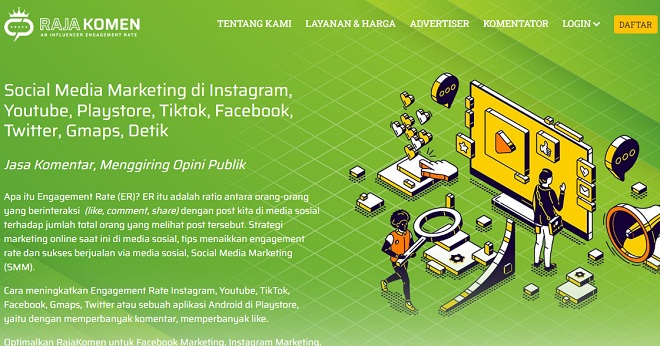 Jasa View Social Media Marketing Rajakomen
